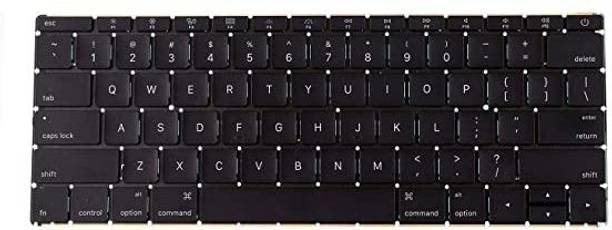 TechSonic McBook 12" inch Retina A1534 MF855LL/A MF865LL/A MJY42LL/A Laptop Keyboard Replacement Key