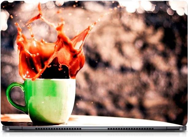 i-Birds ® Coffee Splash Photography Exclusive High Quality Laptop Decal, laptop skin sticker 15.6 inch (15 x 10) Inch iB-5K_skin_0180 High Quality HD Printed Vinyl Laptop Decal 15.6