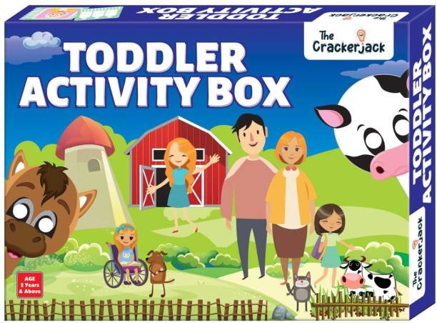 Kiddie Castle The Cracker Jack Toddler Activity Box for Age 2 Year and Above