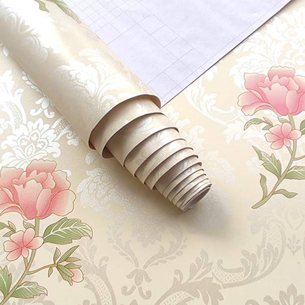 HOMEMATES 304.8 cm Self Adhesive Stickers Waterproof Vinyl PVC Wallpaper ( 304.8x 45.72 ) Self Adhesive Sticker