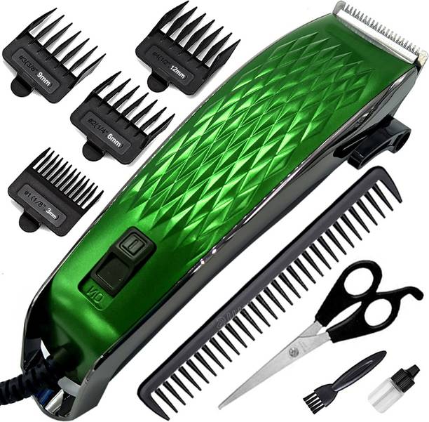 GEMIIE X Corded Waterproof Professional Beard Mustache Trimmer High Power Hair Clipper Fully Waterproof Body Groomer 0 min  Runtime 4 Length Settings