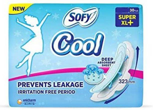 SOFY Cool Super XL+ 30 PADS Sanitary Pad