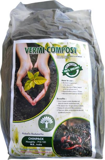 chinpack Vermicompost 5 kg Pack Manure, Fertilizer, Soil