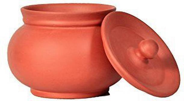 Down to Earth Dahi handi Organic Clay Dahi H,Clay Handi Mitti HandiCurd Pot Small Tagine