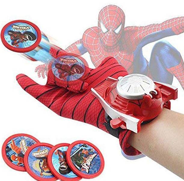 TIDDHI Spiderman Web Disc Shooter Launcher With Single ...