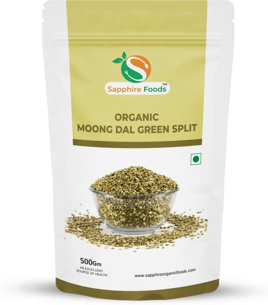 Sapphire Foods Organic Green Moong Dal (Split)