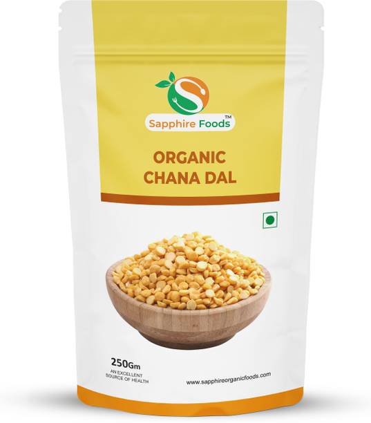 Sapphire Foods Organic Yellow Chana Dal (Whole)