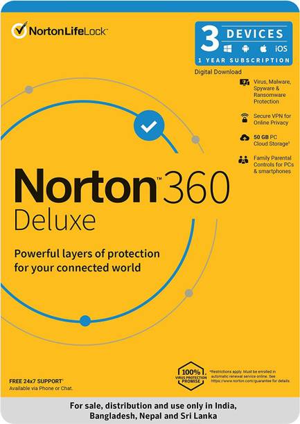Norton Total Security 3 User 1 Year