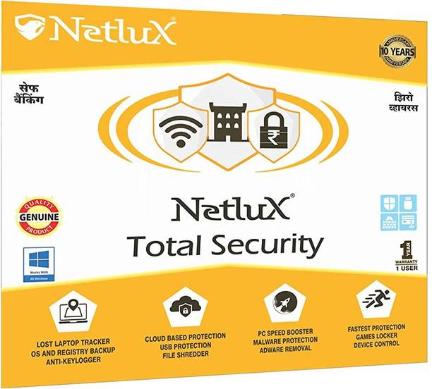 netlux Total Security 1 User 1 Year (Renewal)