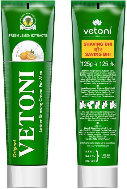 VETONI Men Shaving Cream Green