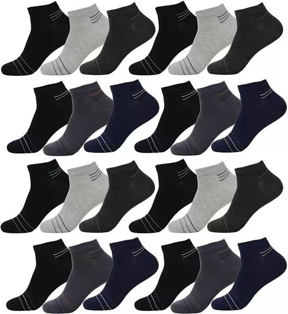 Men & Women Solid Ankle Length, Mid-Calf/Crew, Low Cut, Calf Length