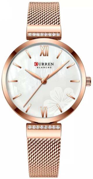 Curren 9067 Women Watches Top Brand Luxury Quartz Ladies Watch-Rose Gold 9067 Women Watches Top Brand Luxury Quartz Ladies Watch-Rose Gold Analog Watch  - For Women