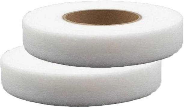 Navani Double Sided Hem Tape Fabric Rivil Civil Fusing Tape - 1.5 cmX100 Yards - 2 Nos. 22 Count Aida Cloth