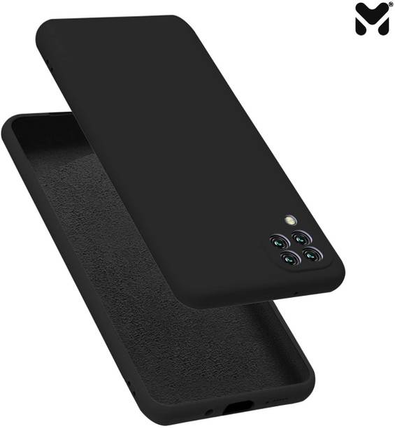 MOBIDEER Back Cover for Samsung Galaxy A22 4G/F22 4G/M32 4G, Matte Rubberized Soft Silicone Protective Cloth Inside