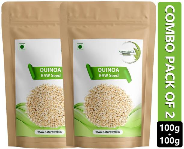 Naturewell Organics Twin Pack of Quinoa Seeds | Diabetic Friendly | Aids Weight Loss Quinoa Seeds