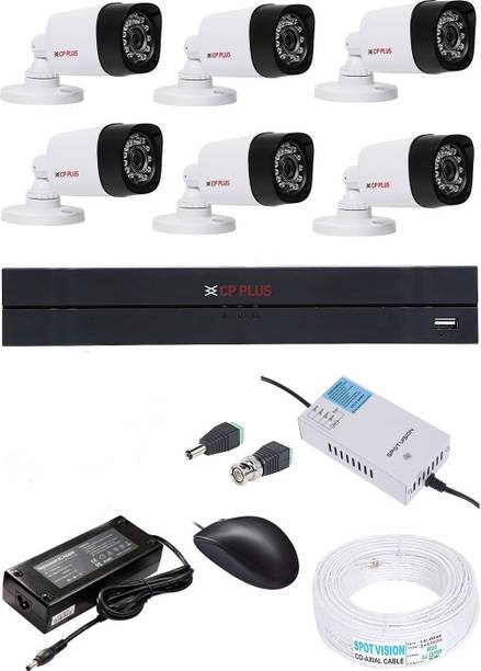 CP PLUS 8 Channel HD 1080p DVR 1Pcs,Bullet camera Weath...
