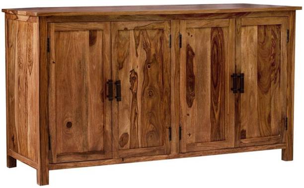 Craftvelly Premium Quality Sheesham Solid Wood Sideboard & Cabinet With Drawers Solid Wood Free Standing Chest of Drawers