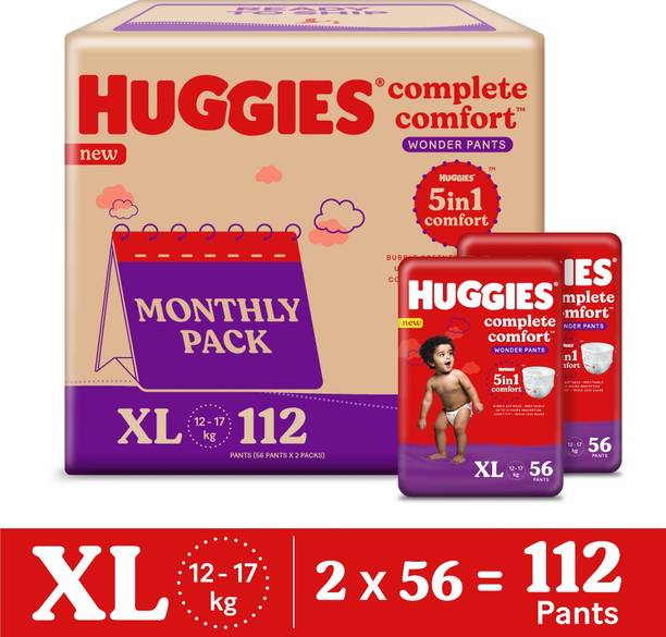 Huggies Complete Comfort Wonder Pant Baby Diaper - XL