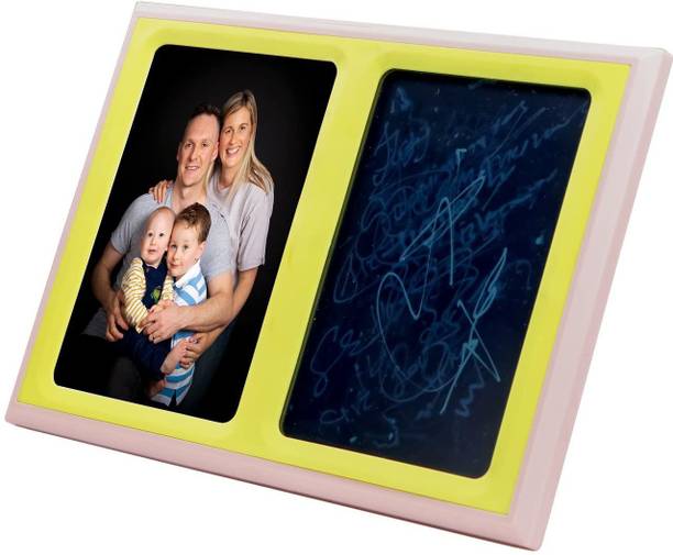 JENY Desk Keepsake Frames Picture Stand Massage Tabletop Decoration Best Gifts Family 2 in 1 Photo Frame Writing Drawing Pad Erasable Doodle Reusable Board Display 12 x 8 inch Graphics Tablet