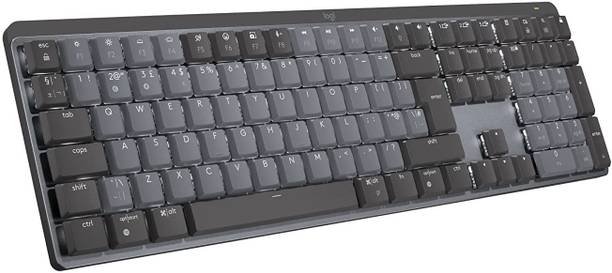 Logitech MX Keys Mechanical Wireless Standard Multi-device Keyboard Compatible with Desktop, Laptop, Mac Magnetic closure,Built-in Stand,no more dirt&scratches,Micro USB Connector