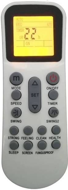 miracles in hand AC REMOTE COMPATIBLE WITH  AC REMOTE (WITH BACKLIGHT DISPLAY LIGHT) LLOYD Remote Controller