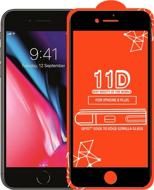 Qyist Edge To Edge Tempered Glass for Apple iPhone 8 Plus