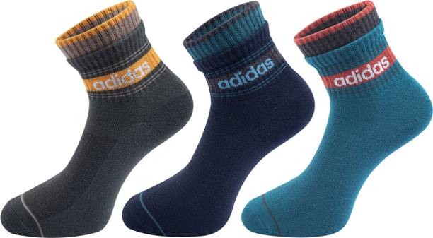 Original Cotton Flat Knit (AD-0735) (Shadow Olive/Coll Navy/Legacy Teal) Men Self Design Ankle Length