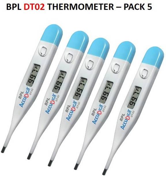 BPL Thermometer Dt-02 Medical Technologies digital thermometer Dt-02 Pack 5 DT 02 Thermometer