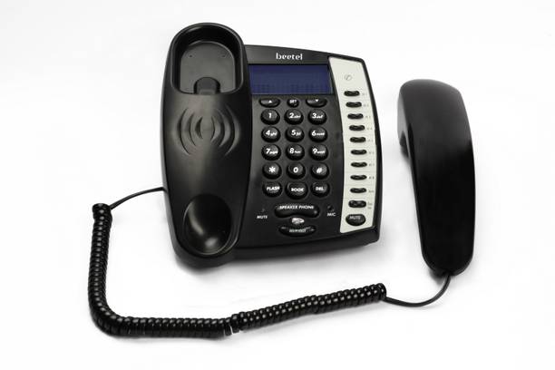 Beetel M60 Corded Landline Phone with Answering Machine