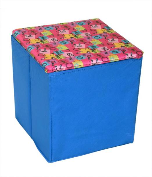 KUBER INDUSTRIES 20 L Multicolor Laundry Stool/Storage