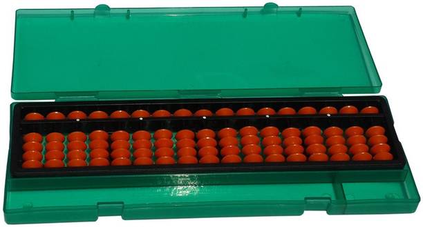 Sae Fashions 17 ROD ORANGE ABACUS KIT WITH BOX