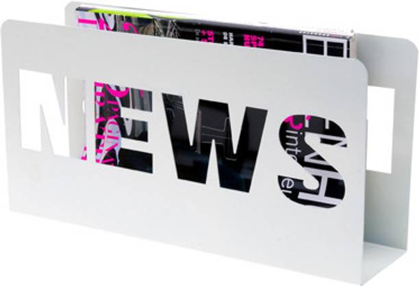 Present Time Rack Floor Standing Magazine Holder