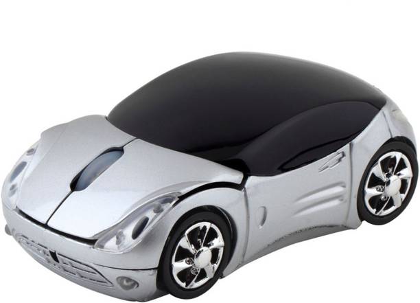 Smart Tech Silver Car Shape Wireless Optical  Gaming Mouse