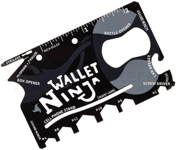Shadow Fax Star Magic Wallet Ninja Swiss Card 18 in 1 Tool 18 Swiss Army Card