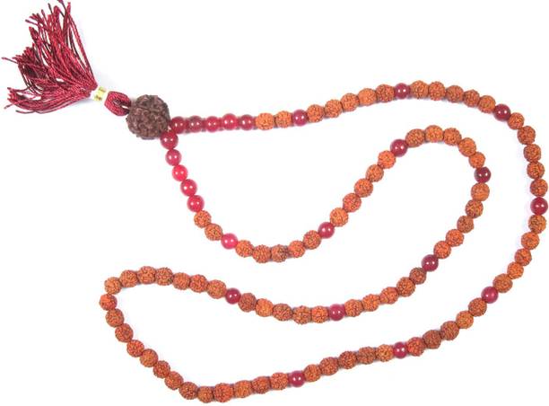 Indiatrendzs Mala Agate Stone Necklace