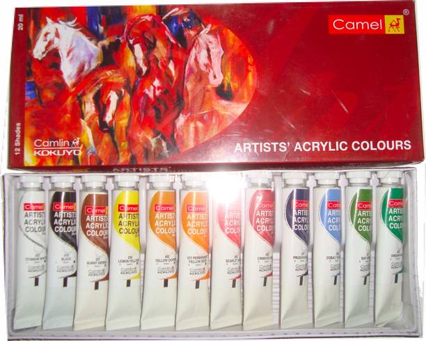 Camlin Artist Acrylic Colours(700-L-12)
