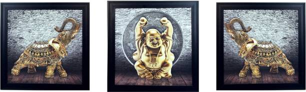 eCraftIndia Pastel 13.5 inch x 13.5 inch Painting