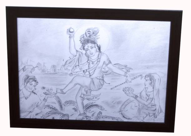 Ananda Pencil 14 inch x 18 inch Painting