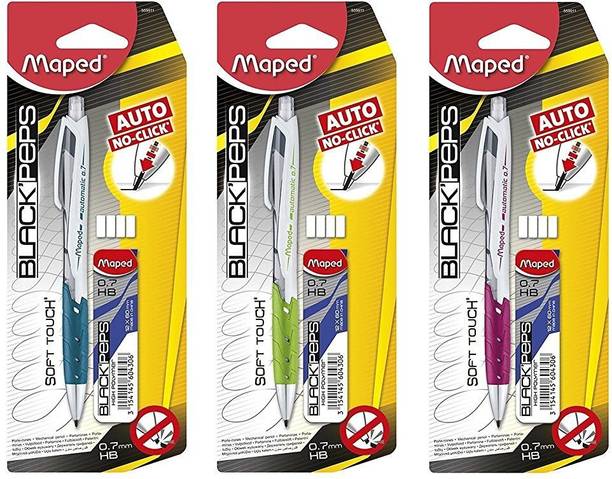 Maped Black Pep's Soft Touch 0.7mm Mechanical Pencil