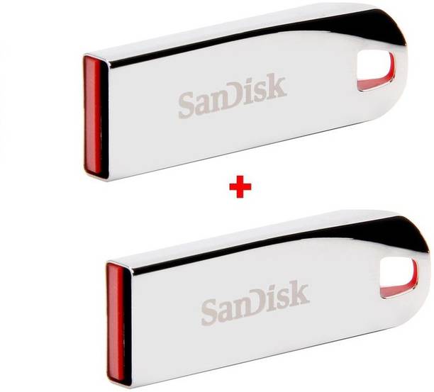 SanDisk CRUZER FORCE 8 GB Pen Drive Compatible with Netbook, Gaming Console, Desktop Computer, Audio Player, Television, Laptop USB 2.0 Metal Case