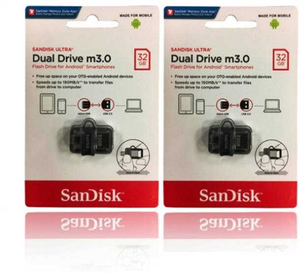SanDisk ultra dual drive SDDD3-32GB-i35 32 GB OTG Drive...