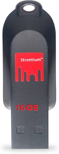 Strontium sr16grdpollex 16 GB Pen Drive Compatible with Desktop Computer, Laptop USB 2.0 Plastic Case