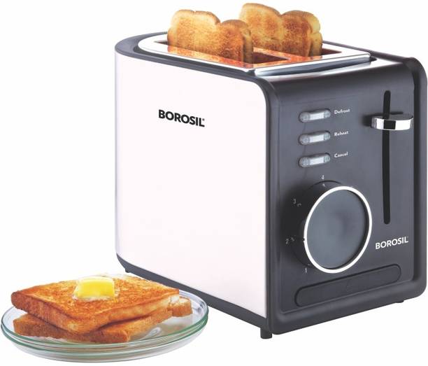 BOROSIL BTO850WSS21 850 W Pop Up Toaster