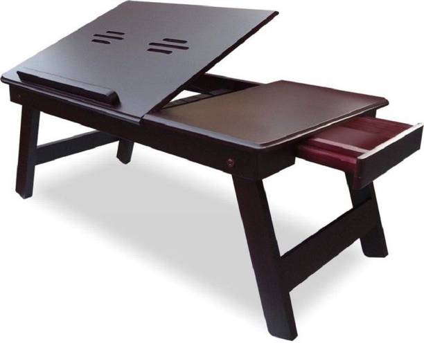 Table Mate Wooden Adjustable Wood Portable Laptop Table