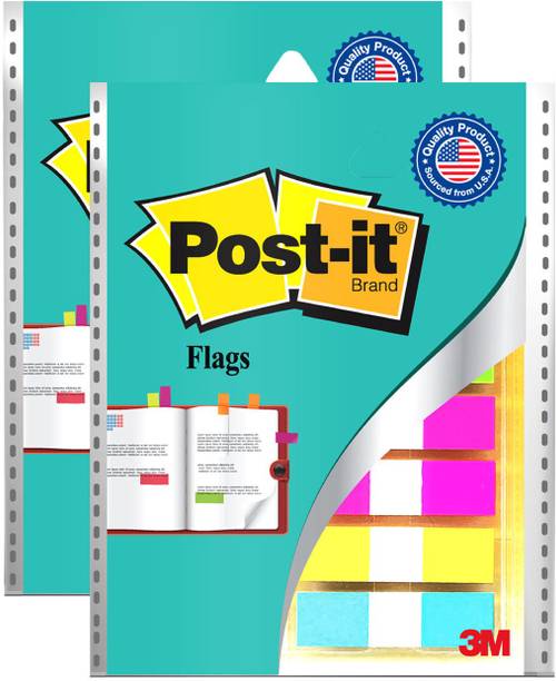 Post-It Color 12 Sheets Flags, 5 Colors
