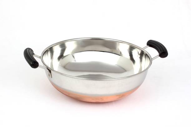 MAHAVIR Kadhai 24 cm diameter 3 L capacity