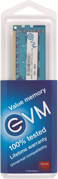 EVM DDR3 2 GB (Dual Channel) PC DRAM (EVMT2G1333U86/ EVMT2G1333U88/ EVMT2G1333U64S)