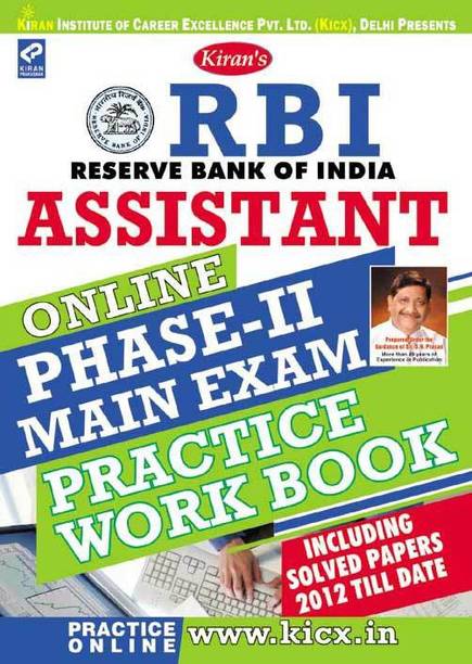Kiran’s RBI Assistant Online Phase – II Main Exam Practice Work Book – English