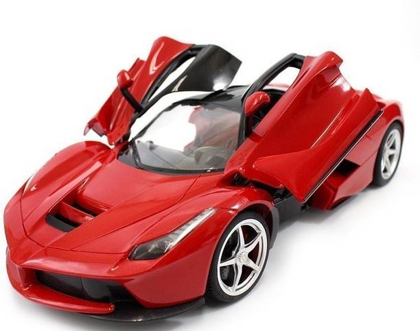 KCharms Remote Control Car with Opening Doors Rechargeable Ferrari Design (Red)