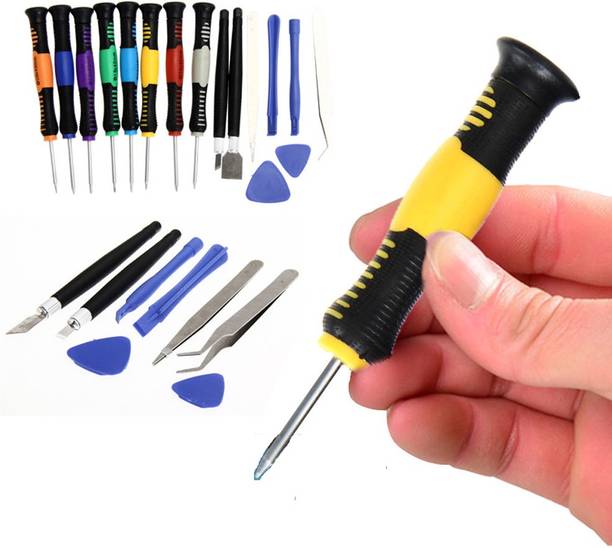 DIY Crafts New Repair Tool Kit for Mobile Phone 16 pcs Screwdriver For Toolset Tool Set Kit Mobile Phone 16 in1 Screwdriver For Gadget Screwdriver Bit Set
